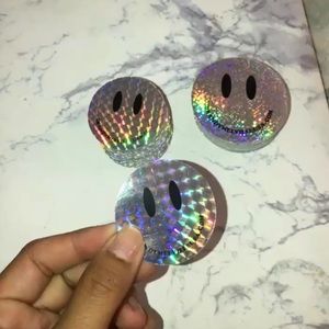 20 brandy melville smiley face stickers